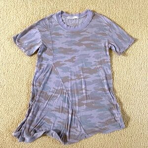 Stateside asymmetric short sleeve tee